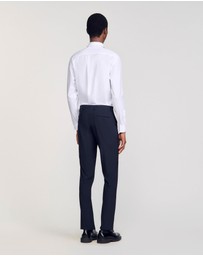 Sandro - Formal Destructure Wool Stretch Pants