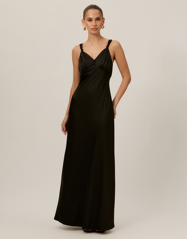 Tussah - Nyla Satin Slip Maxi Dress