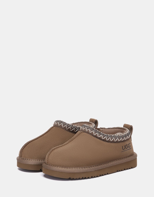 EVERAU - Australian Shepherd Ugg Tay Kids Cow Suede Upper House Shoes