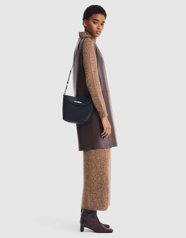 Longchamp - Le Roseau Leather Bucket Bag - XS