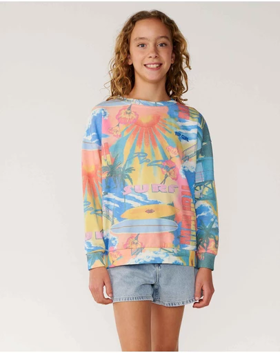 Rip Curl - Surf Side Relaxed Crew - Kids