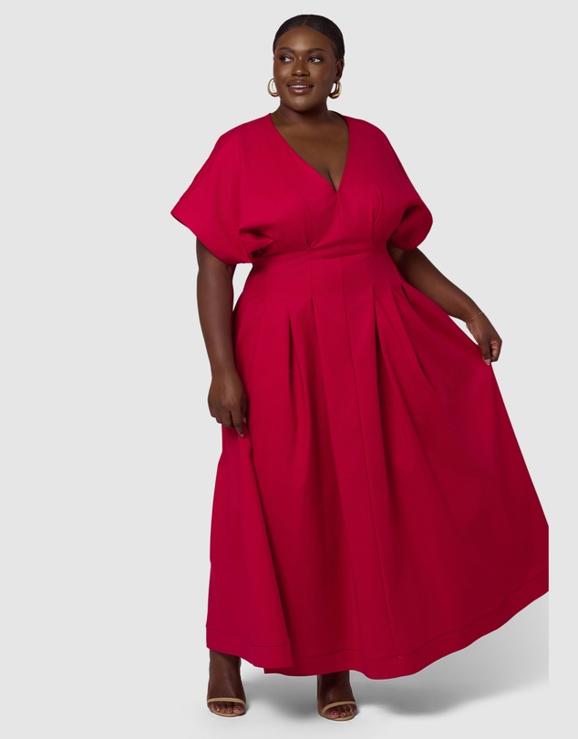 Pink Dusk by Curve Project - Magnetic Pull Maxi Dress