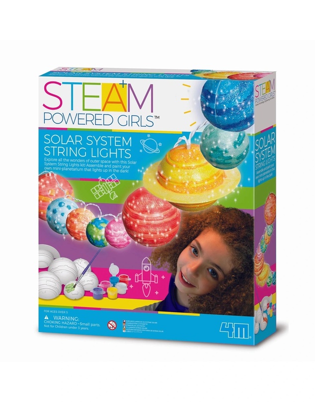 4M - STEAM Powered Solar System String Lights