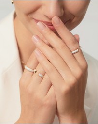 Ania Haie - Tough Gold Pave Adjustable Ring