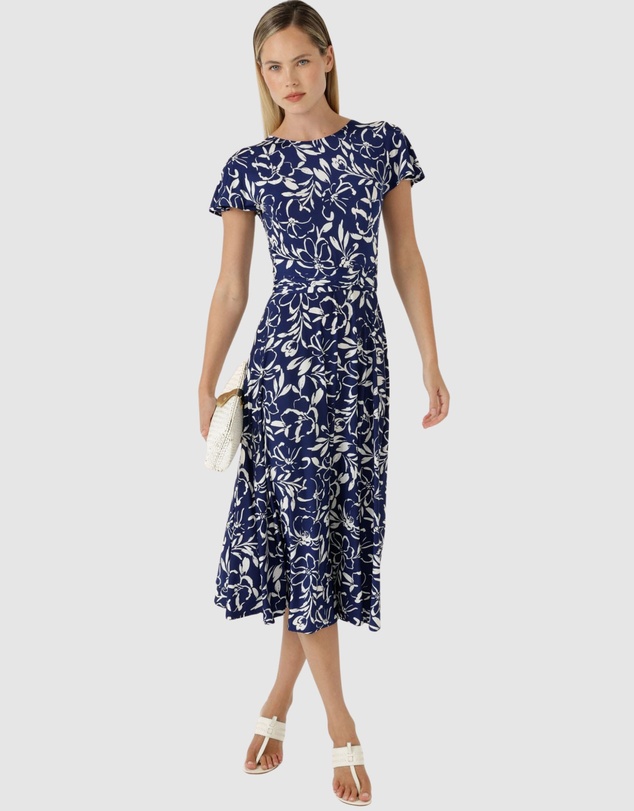 SACHA DRAKE - Reverse Wrap Midi Dress