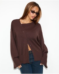 Dazie - Zara Asymmetric Knit Jumper