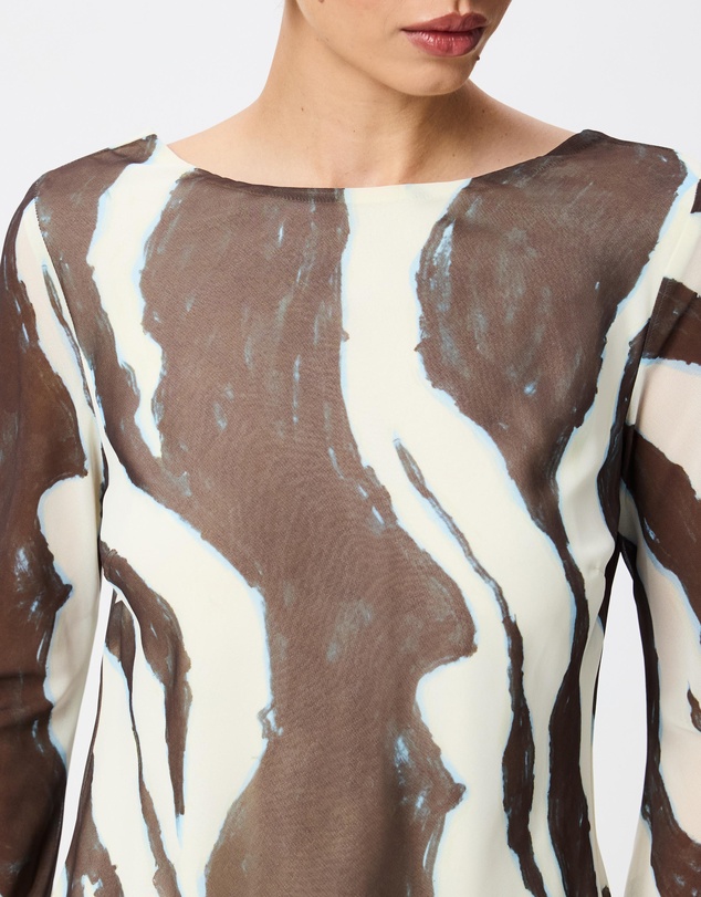 Tussah - Franca Zebra Print Mini Dress
