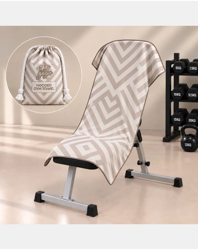 Sky Gazer - Hooded Gym Towel