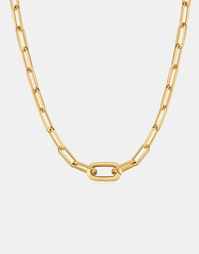 Ania Haie - Gold Linked Chunky Chain Necklace
