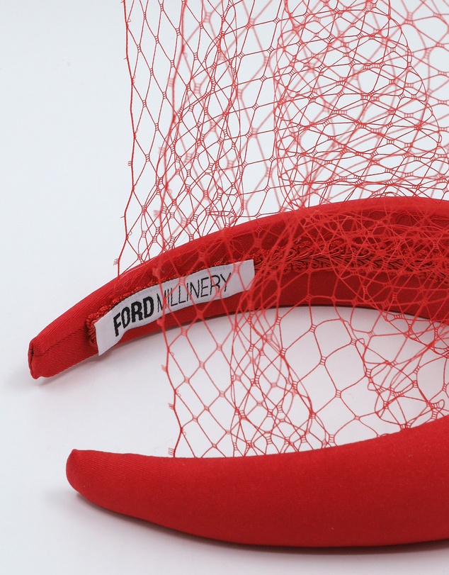 FORD MILLINERY - Black Widow Headpiece