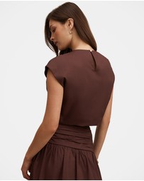 Forever New - Dottie Draped Hardware Top