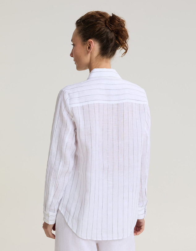 Sportscraft - Dahlia Stripe Linen Shirt