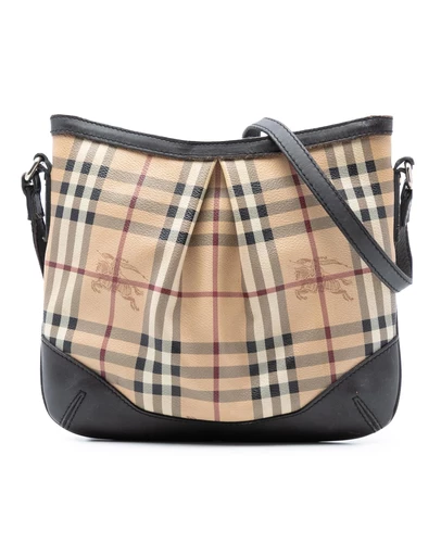 Pre-Loved by Azura Reborn - Pre-Loved Haymarket Check Coated Canvas Hartham Crossbody