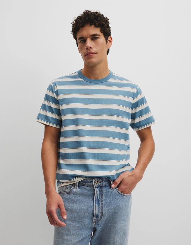 Country Road - Australian Cotton Stripe Workwear T-shirt