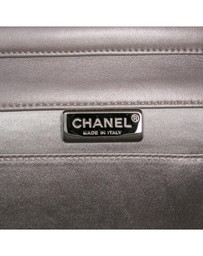 Pre-Loved by Azura Reborn - Pre-Loved Small Lambskin Chocolate Bar CC Piercing Studded Chain Flap