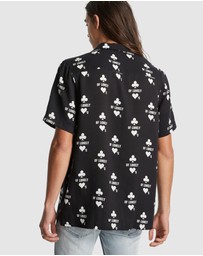 Ksubi - Klub Of Hearts Resort Short Sleeve Shirt