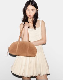 & Other Stories - Suede Bowling Bag