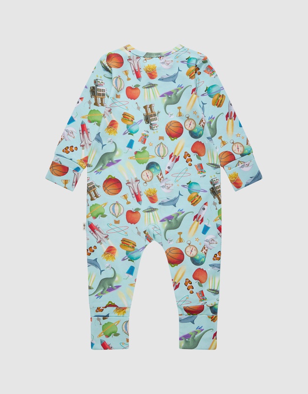 Fleur Harris - 'Heirloom Treasures' Timeless Coverall in Soft Aqua