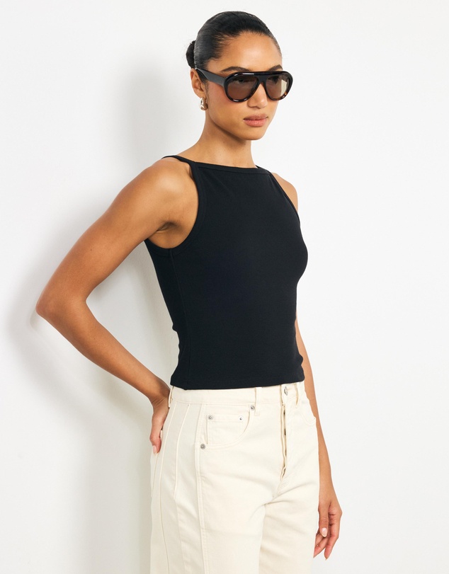 AERE - Fi High Boat Neck Tank