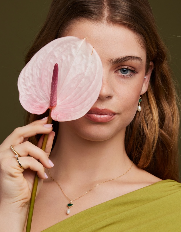 Zoe Olivia - 14K Gold Vermeil Perla Pearl Ring