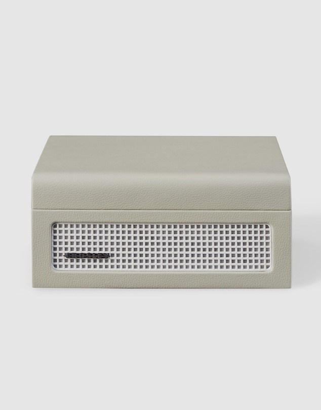 Crosley - Crosley Voyager Portable Retro CD Player with Stereo Bluetooth Speakers, FM Radio - Dune