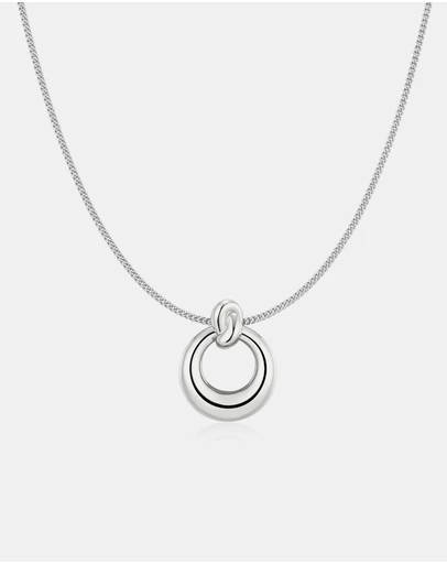Ania Haie - Silver Open Circle Necklace