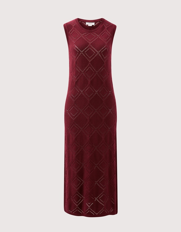 Ceres Life - Daisy Diamond Knit Midi Dress