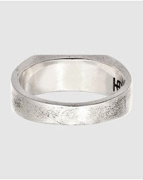 Haze & Glory - ICONIC EXCLUSIVE - Ring Men Signet Tigers Eye Onyx 925 Sterling Silver