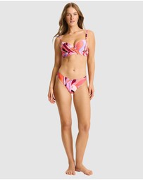 Sea Level Australia - Neon Wave Cross Front Moulded Underwire Bra