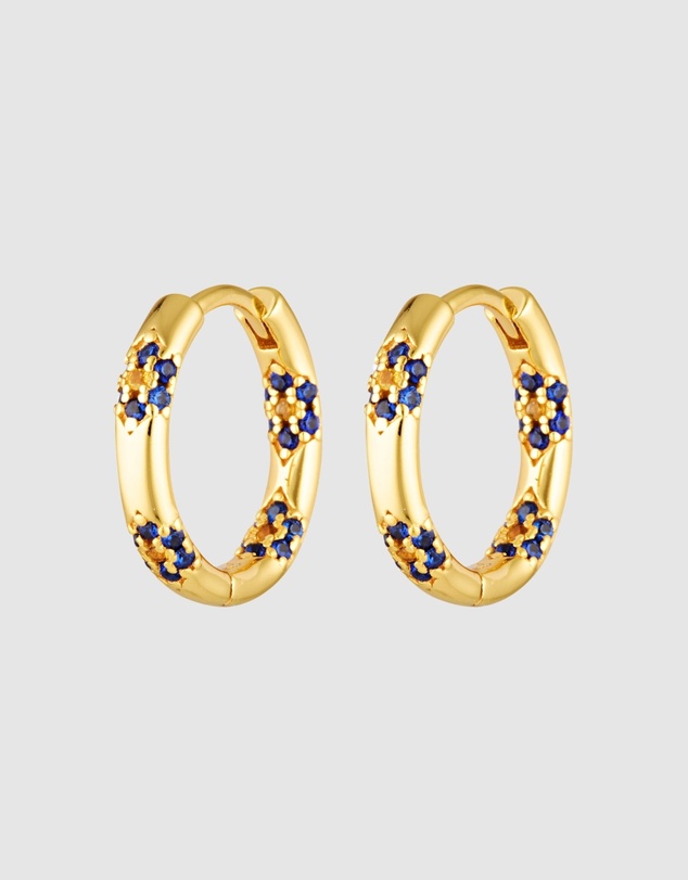 HOUSE OF SLANI - Gold Flower Bloom Hoops