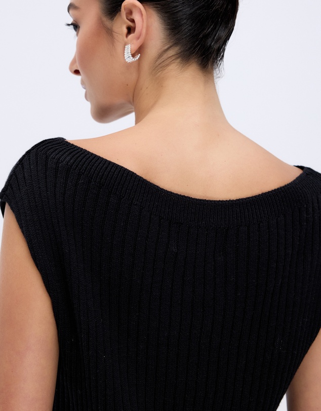 Minima Esenciales - Nalu Organic Cotton Cashmere Blend Knitted Top