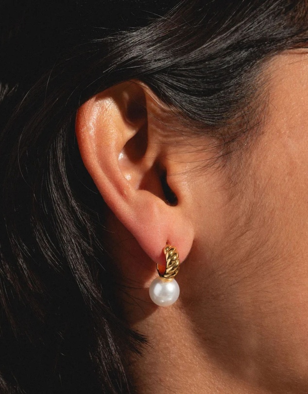 Jackie Mack - Serene Pearl Earrings