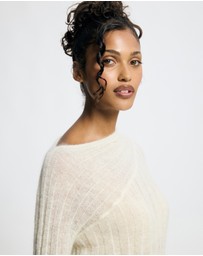 Lover - Seraphine Mohair Blend Sheer Jumper