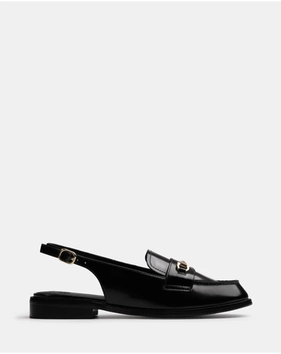 Wittner - Alexia Leather Slingback Loafers