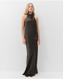 UNISON - Satin Halter Neck Top