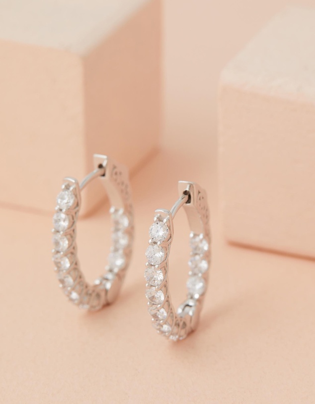 Bianc - Small Halo Earrings