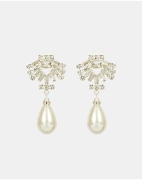 Kitte - Forever Pearl Earrings - Silver
