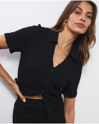 Atmos&Here - Sumi Textured Shirt