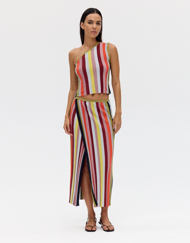 Third Form - Rhythm Knit Wrap Skirt