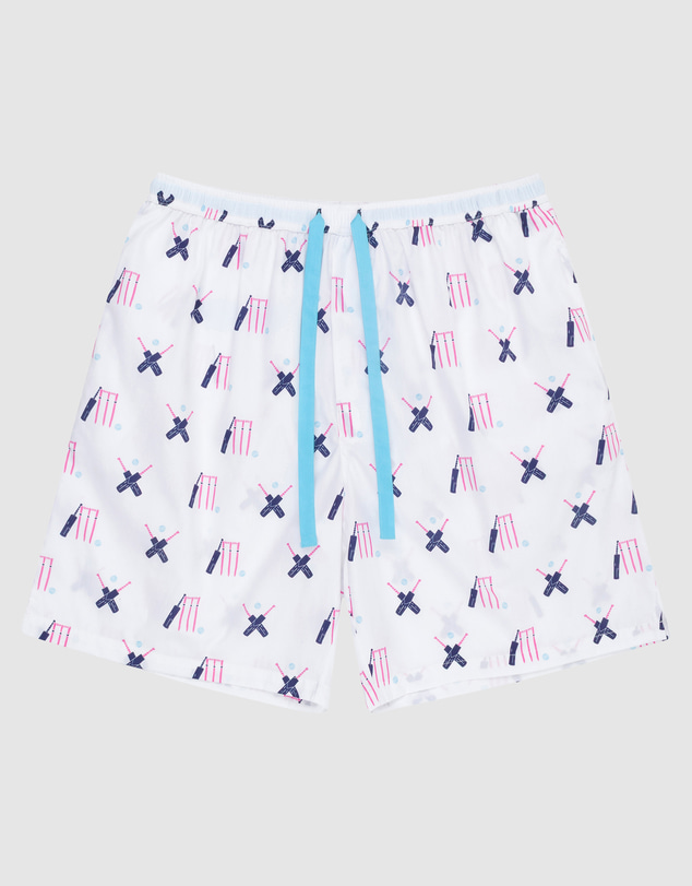 Sant And Abel - Men's Cricket Pink Sleep Shorts