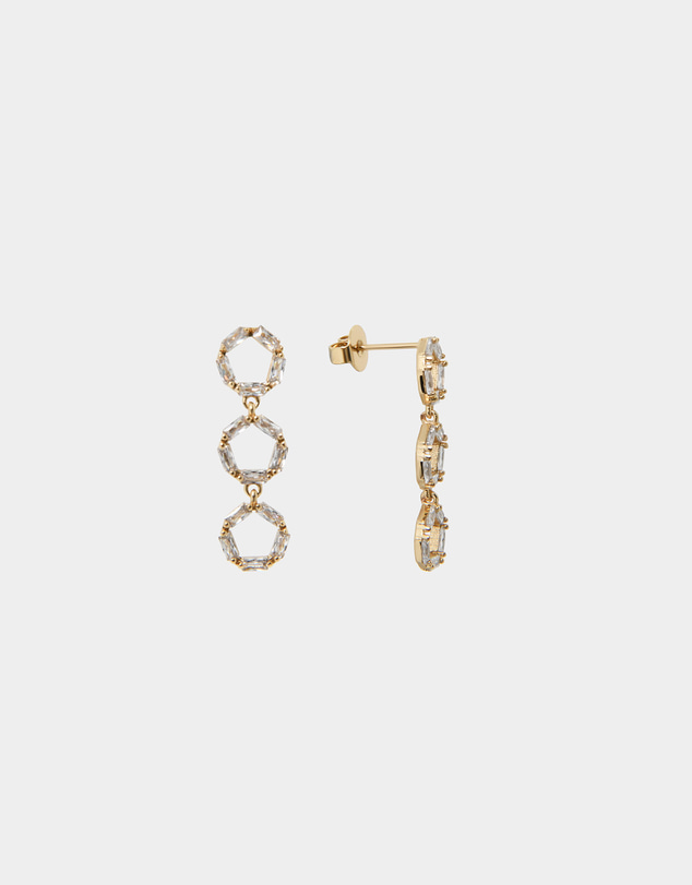 Forcast - Naya 16k Gold Plated Earrings