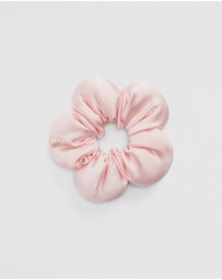 Country Road - Satin Flower Scrunchie
