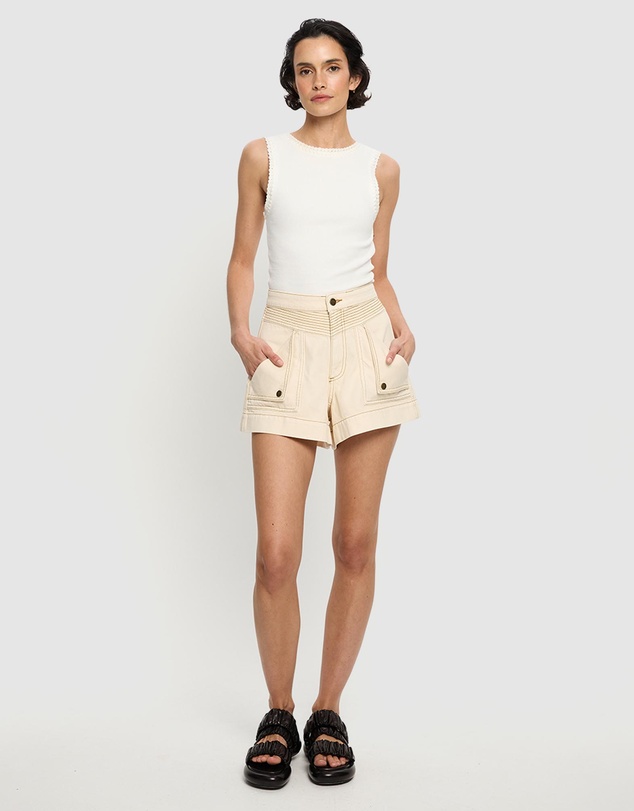 KIVARI - Celene Denim Shorts
