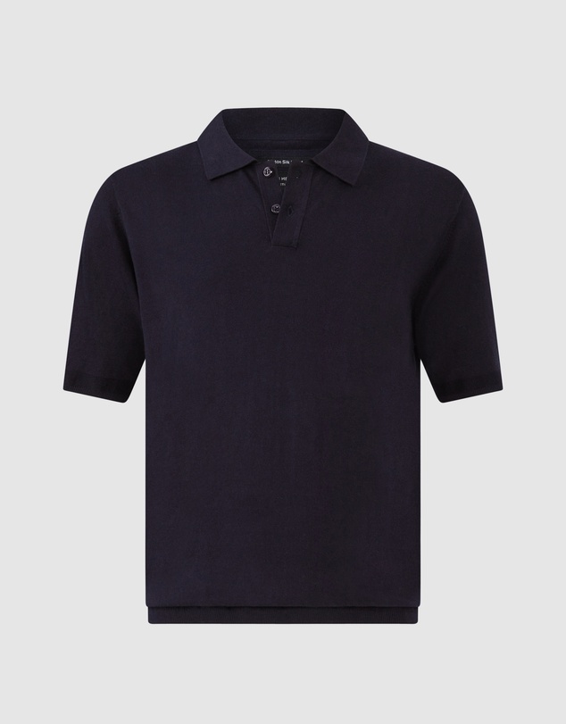 Van Heusen - Cotton Silk Knitted Polo