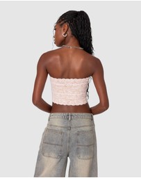 EDIKTED - Nadine Lace Tube Top