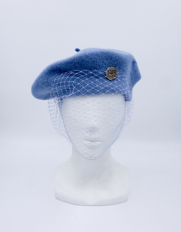FORD MILLINERY - NIKKI Beret with veil