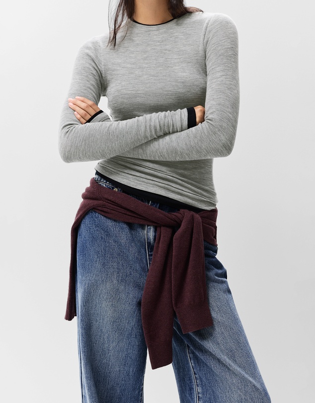 UNISON - Merino Crew Neck Top