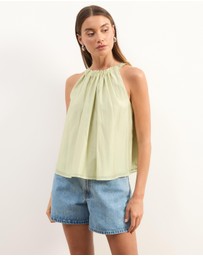 Atmos&Here - Paloma Voile Halter Neck Top