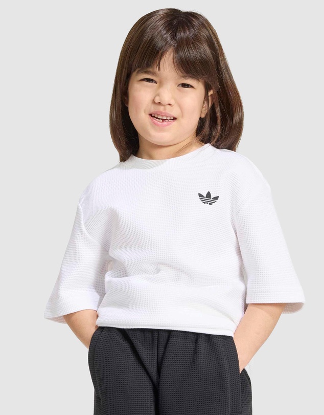 adidas Originals - Loose Waffle Short T-Shirt Set - Kids-Teens