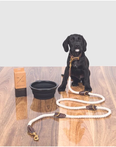 Mog & Bone - Multi-Function Rope Lead (1.8m) - Natural